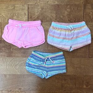 Toddler Girls OshKosh B’Gosh Shorts - 3T - 3 included! - Functional Drawstring
